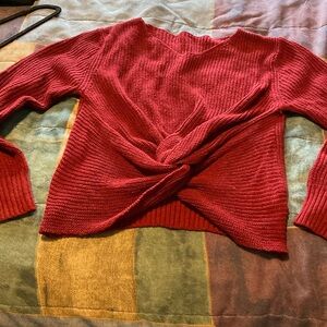 Burgundy lightweight sweater. No tags.